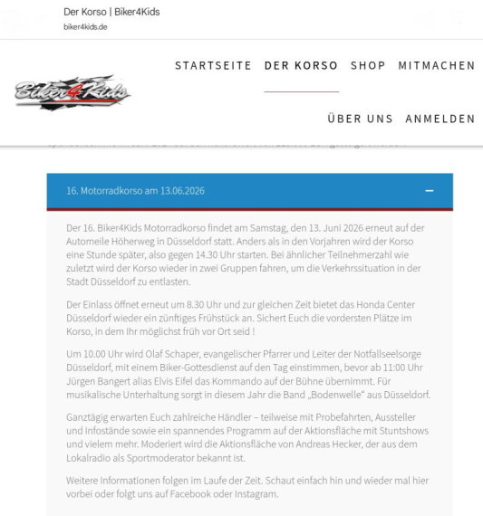 Biker4Kids 2026